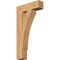 Ekena Millwork Thorton Block Smooth Bracket, Western Red Cedar, 3 1/2"W x 14"D x 26"H BKT04X14X26THR05SWR - alternate 1